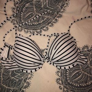 VS Striped Push-Up Bikini Top
